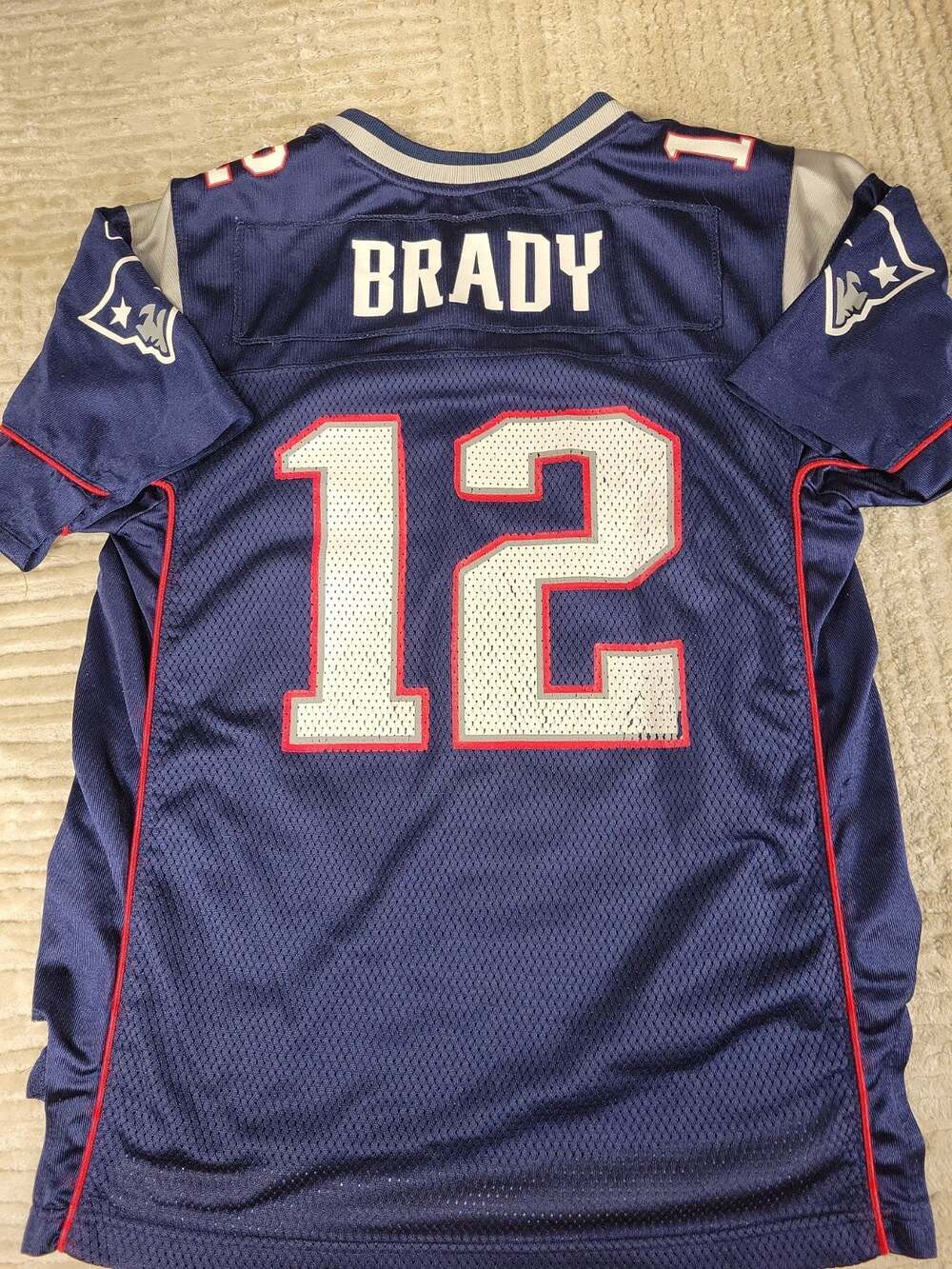 Reebok Tom Brady New England Patriots Jersey Youth Large 14-16 Football Boys